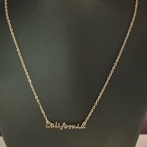 CALIFORNIA Necklace, NWT.